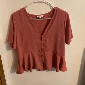 Size 6 Top-shop Button up blouse